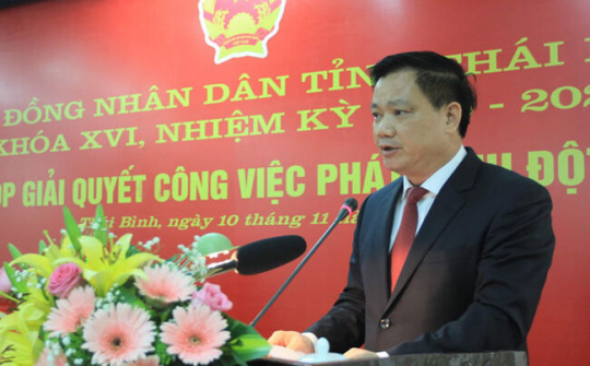 Thái Bình có tân Chủ tịch UBND tỉnh