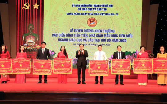 Tuyên dương các điển hình tiên tiến, nhà giáo mẫu mực của Thủ đô