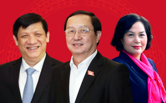 Quốc hội phê chuẩn bổ nhiệm 3 tư lệnh ngành