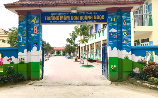 Trường Mầm non Hoằng Ngọc – Đổi mới phương pháp giáo dục lấy trẻ làm trung tâm