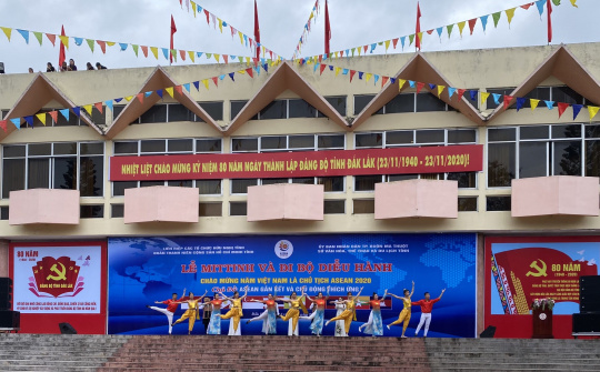 Đắk Lắk: Tổ chức lễ mittinh Chào mừng năm Việt Nam là chủ tịch ASEAN năm 2020 