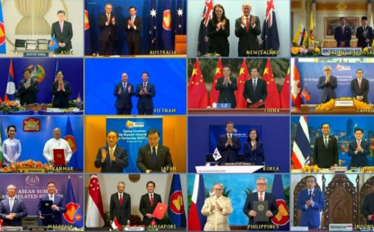 ASEAN and five partners sign sign RCEP Agreement to formulate world's largest trade deal