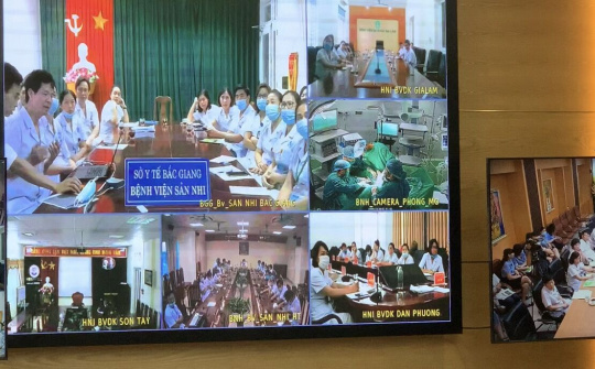 Bệnh viện phụ sản Hà Nội: Xóa nhòa khoảng cách nhờ khám chữa bệnh từ xa