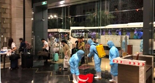 Thanh Hóa tiếp nhận 213 công dân cách ly tập trung trở về từ Nhật Bản