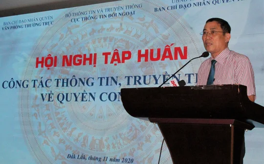 Hội Nghị tập huấn công tác thông tin, truyền thông về Quyền con người