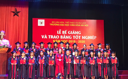 Đại học Văn hóa Hà Nội trao bằng tốt nghiệp cho gần 700 cử nhân, thạc sĩ, tiến sĩ