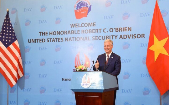 Cố vấn an ninh Hoa Kỳ: Việt Nam là một Quốc gia tuyệt vời