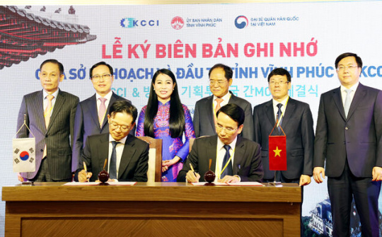 Vĩnh Phúc cam kết nỗ lực không ngừng, tạo lập môi trường thuận lợi nhất cho nhà đầu tư