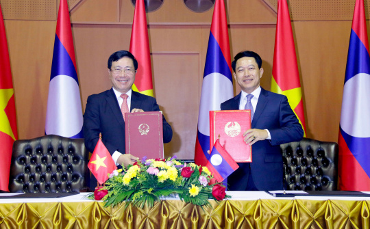 Phó Thủ tướng, Bộ trưởng Ngoại giao Phạm Bình Minh thăm chính thức CHDCND Lào