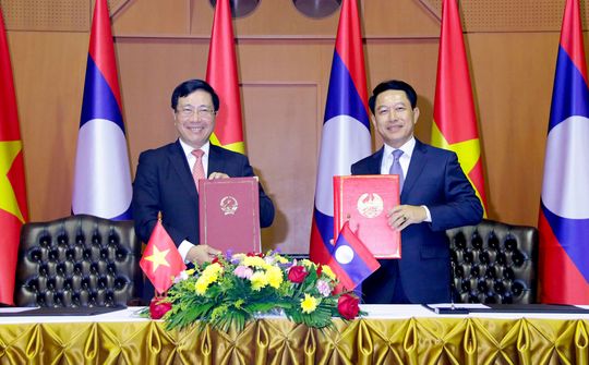 Phó Thủ tướng, Bộ trưởng Ngoại giao Phạm Bình Minh thăm chính thức CHDCND Lào