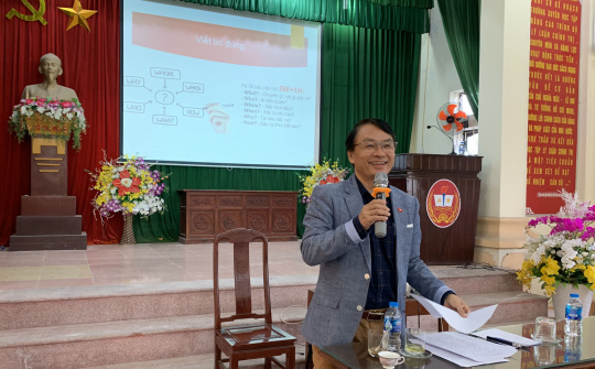 Tập huấn nâng cao năng lực, kỹ năng lãnh đạo cho cán bộ các trường học