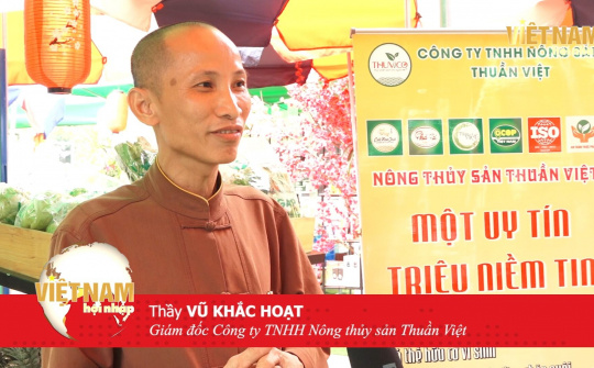 Nông thủy sản Thuần Việt mang sản phẩm sạch về Thủ đô