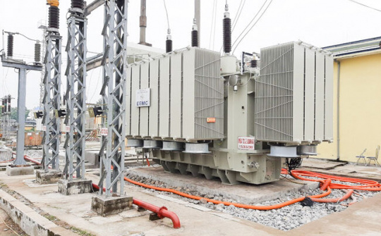 PC Nam Định: Đóng điện thành công máy biến áp T2 Trạm 110Kv Trình Xuyên