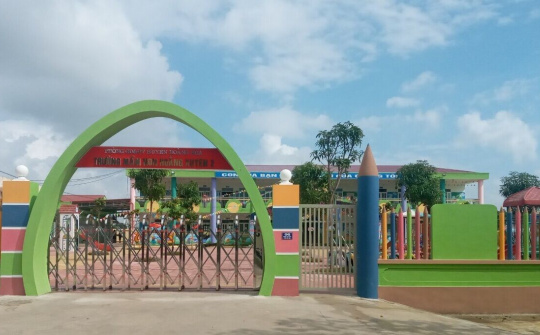 Trường Mầm non Hoằng Xuyên 2: Chú trọng xây dựng trường mầm non lấy trẻ làm trung tâm