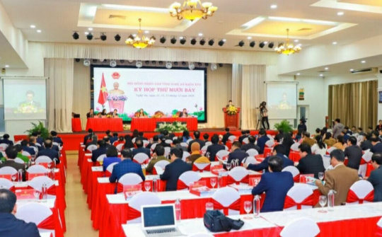 Khai mạc kỳ họp thứ 17 HĐND tỉnh Nghệ An khoá XVII