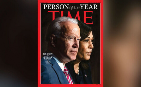 Tạp chí Time bình chọn Joe Biden và Kamala Harris là Nhân vật của năm 2020