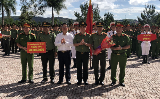 Khen thưởng Công an Đắk Nông với thành tích chống tội phạm ma túy