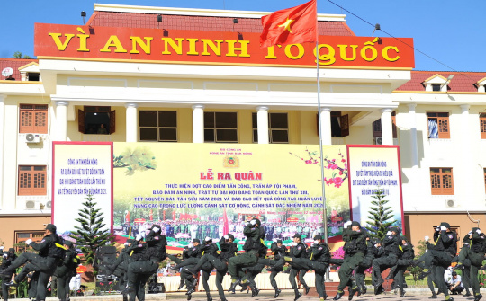 Công an Đắk Nông ra quân trấn áp tội phạm, bảo đảm ANTT trên địa bàn