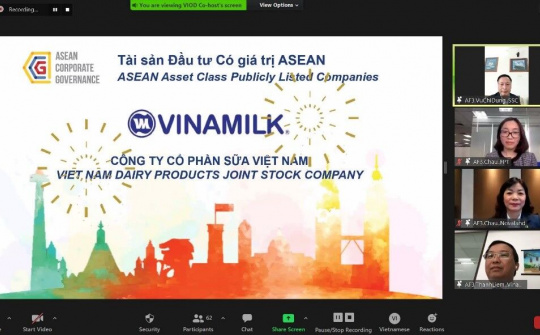 Vinamilk dẫn đầu tại Việt Nam và thuộc Top của ASEAN về Quản trị công ty