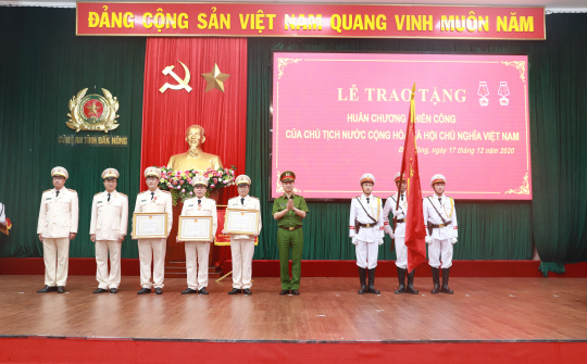 Thứ trưởng Nguyễn Duy Ngọc làm việc với Công an tỉnh Đắk Nông
