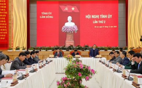 Hội nghị BCH Đảng bộ tỉnh Lâm Đồng lần thứ hai, khóa VI