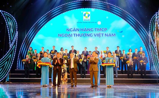 Vietcombank: 7 lần liên tục được vinh danh Thương hiệu Quốc gia