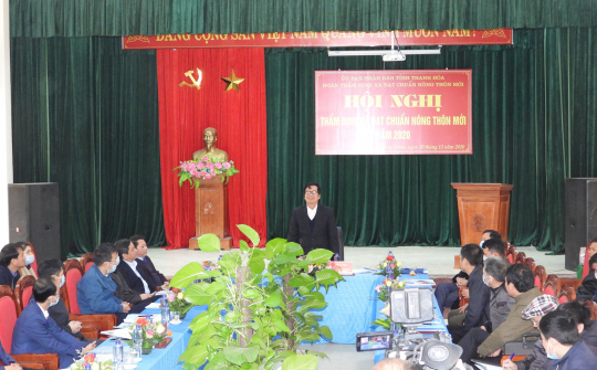 Thẩm định mức độ đạt chuẩn nông thôn mới xã Lũng Niêm