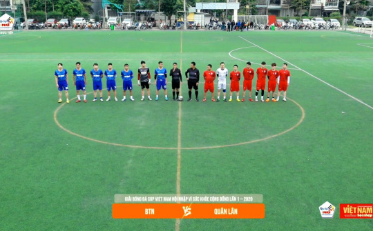 Cup Việt Nam Hội Nhập 2020: BNT FC .Vs Quân Lân FC