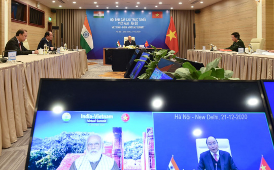 Việt Nam, Ấn Độ phấn đấu đạt sớm kim ngạch thương mại 15 tỷ USD
