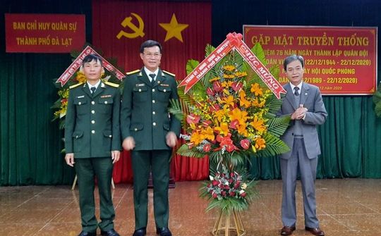 BCH Quân sự TP. Đà Lạt: Gặp mặt truyền thống nhân ngày Quân đội nhân dân Việt Nam