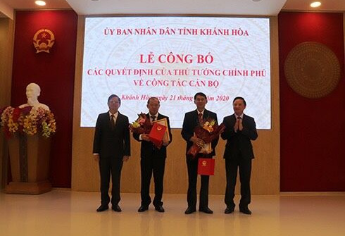 Khánh Hòa công bố các quyết định của Thủ tướng về công tác cán bộ