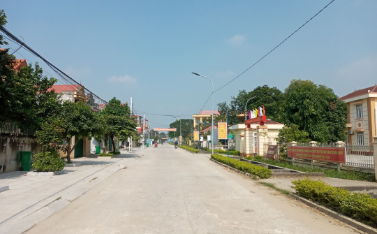 Diện mạo mới trên quê hương Hoằng Giang