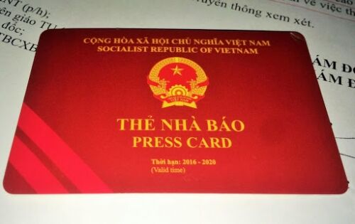 Thẻ nhà báo kỳ hạn mới có mã QR và chip chống làm giả