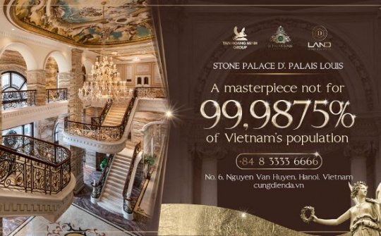 Cung điện đá D'. Palais Louis được báo chí nước ngoài tôn vinh là đỉnh cao mỹ học