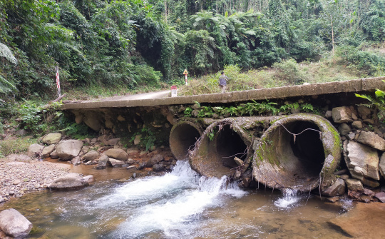 Thanh Hóa: Nguy hiểm rình rập trên tuyến đường công vụ tại xã Mường Mìn, huyện Quan Sơn