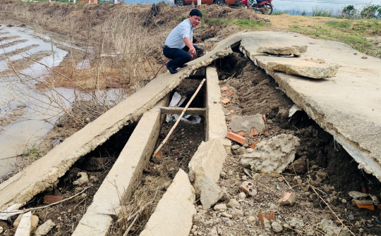 Đắk Lắk: Nhiều đoạn kênh mương ở xã Dur Kmăl bị hư hỏng nặng