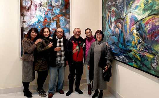 Huế: Họa sĩ Đặng Mậu Tựu triển lãm “Mộng mị một mình”