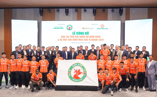 Topenland và Hưng Thịnh Land tài trợ 300 tỷ cho CLB bóng đá Topenland Bình Định