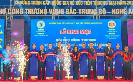Khai mạc Hội chợ Công Thương vùng Bắc Trung Bộ - Nghệ An 2020