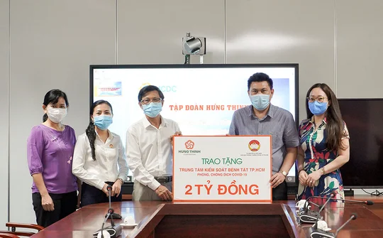 Tập đoàn Hưng Thịnh chung tay cùng TP.HCM chống dịch Covid-19