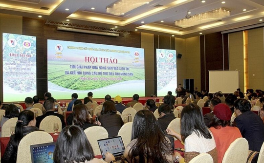 Tìm giải pháp đưa các mặt hàng nông sản vào siêu thị lớn và các thị trường ổn định