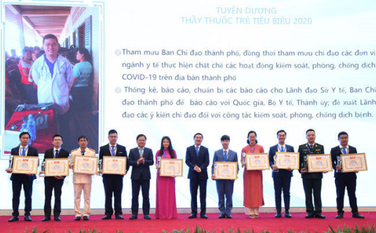 Vinh danh 10 thầy thuốc trẻ tiêu biểu năm 2020