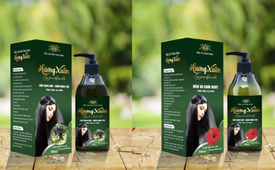 Dầu gội thảo dược Hương Xuân - Tôn vinh mái tóc Việt