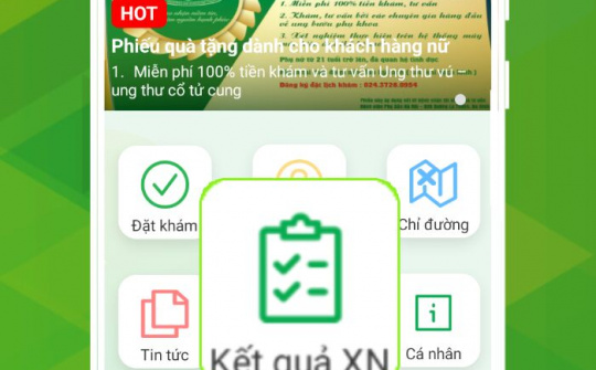 Bệnh viện Phụ sản Hà Nội ứng dụng công nghệ trong đặt lịch khám chữa bệnh