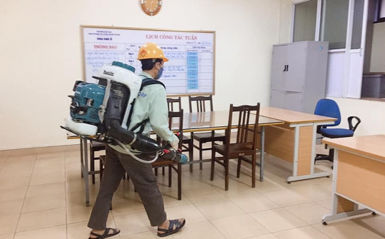 Trường Đại học Kinh doanh và Công nghệ Hà Nội làm tốt công tác phòng dịch bệnh viêm phổi cấp nCov