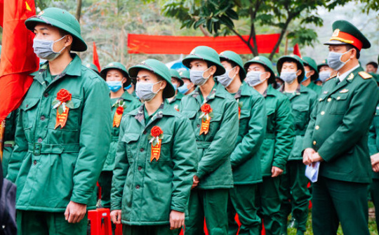 Nam Định: Hơn 2.500 tân binh hăng hái lên đường nhập ngũ