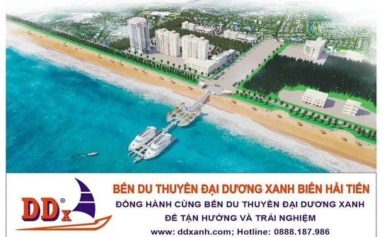 Du thuyền Đại Dương Xanh biển Hải Tiến: Điểm đến hấp dẫn du khách bốn phương