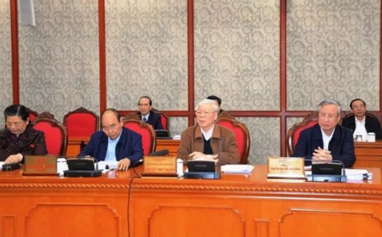 Tổng Bí thư, Chủ tịch nước Nguyễn Phú Trọng chủ trì họp Bộ Chính trị