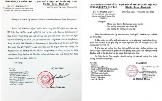 Đà Nẵng: Lại cho phép học sinh nghỉ học đến hết tháng 2