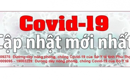 Phú Thọ: Thông tin về xe khách chạy Việt Trì - Cửa Lò, không có người nhiễm bệnh